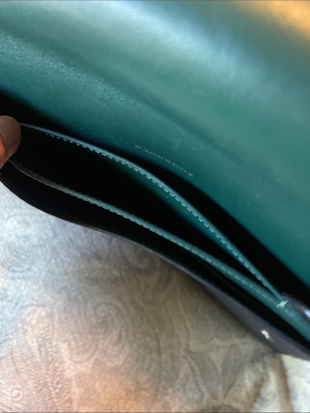 Burberry Black Pebbled Leather Crossbody Wallet Bag - Picture 6 of 8